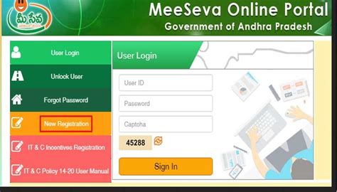 Mee Seva Portal Meeseva Login Meeseva Application