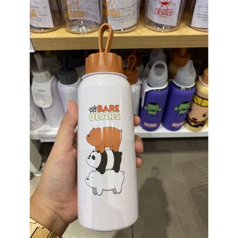 Jual Miniso We Bare Bears Bottle Botol Minum Olahraga With Gantungan