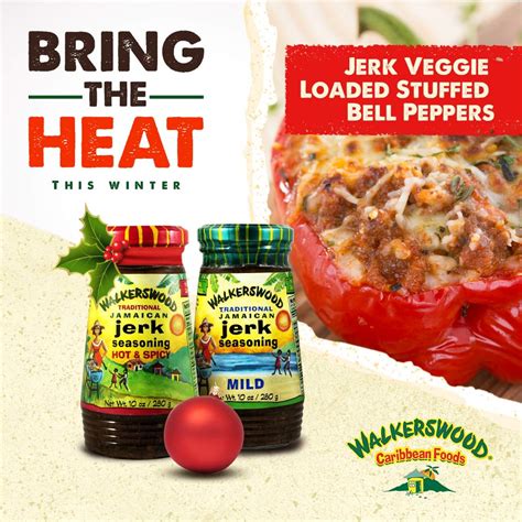 Jerk Veggie Loaded Stuffed Bell Peppers Walkers Wood Caribbean Foods