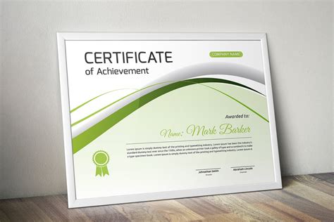 Certificate Creative Illustrator Templates Creative Market