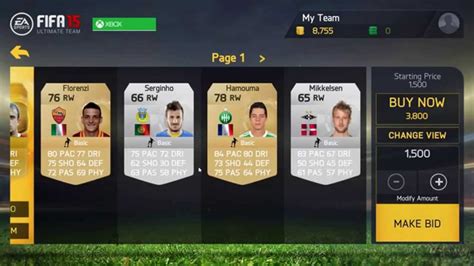 Review Fifa 15 Ultimate Team For Windows 8 10 Menu Youtube