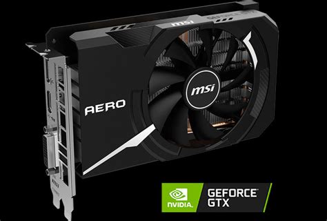 MSI GeForce GTX 1650 SUPER Video Card GTX 1650 Super AERO ITX OC ...