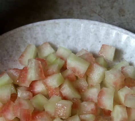 2 Ingredient Candied Watermelon Rind Recipe