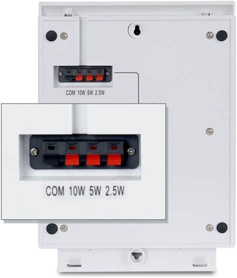 Indoor Wall Mount Pa Speaker 65 Inch 50 Watt Surface Mountable