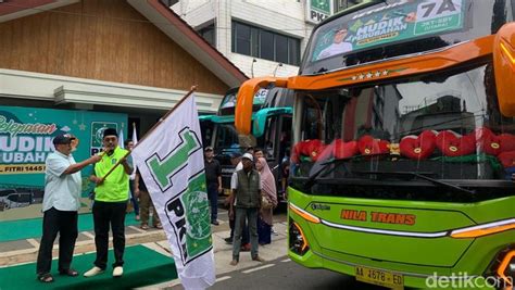 Usung Mudik Perubahan Pkb Berangkatkan 1200 Pemudik Gratis Ke Jawa