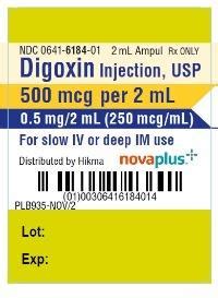 Digoxin Injection Fda Prescribing Information Side Effects And Uses