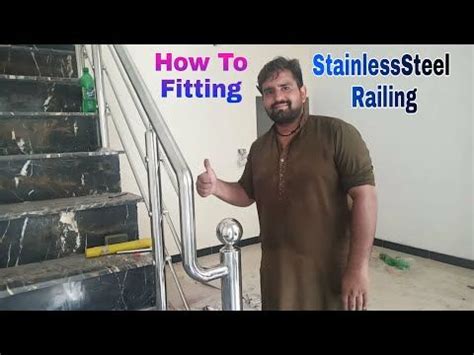 How To Install Stainless Steel Railing Full Process|| Stainless Steel ...