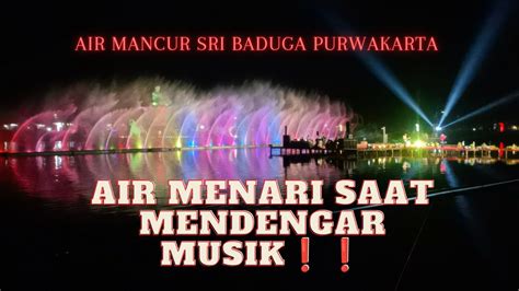 SPEKTAKULER AIR MENARI SAAT MENDENGAR MUSIK WISATA PERTUNJUKAN AIR