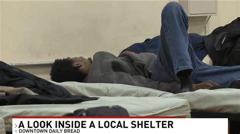 Inside A Winter Overnight Shelter Downtown Daily Bread Reaches