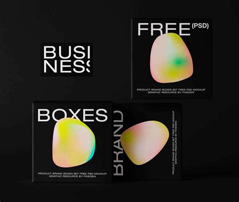 product box packaging mockup psd  package mockups
