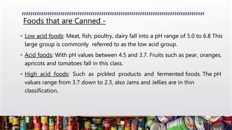 Canning Of Fruits And Vegetables Ppt