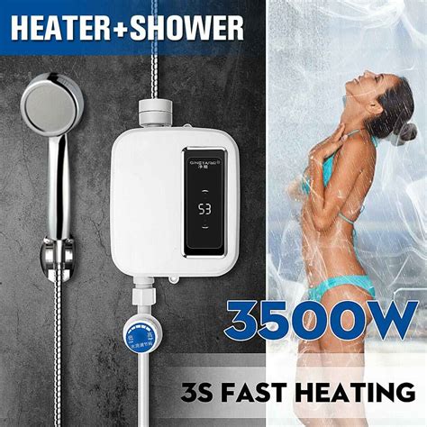 Shop Generic Mini Tankless Electric Shower S Instant Hot Water Heater Kitchen Bathroom Online