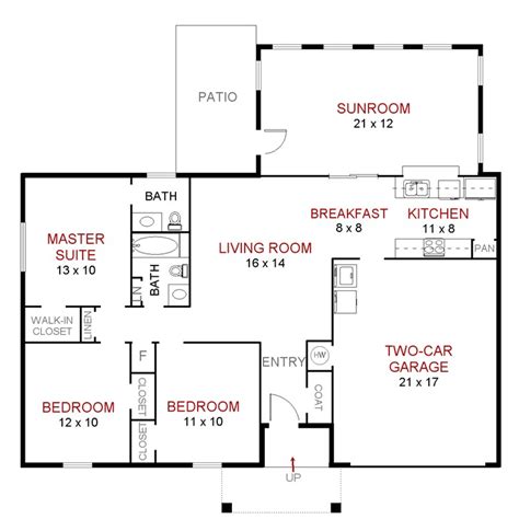 1000 Square Meter Floor Plan