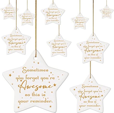 Amazon Sieral Thank You Ornaments For Coworkers Team Ceramic