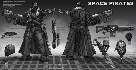 Space Pirate Concept 03 The Captain Space Pirate Pirates