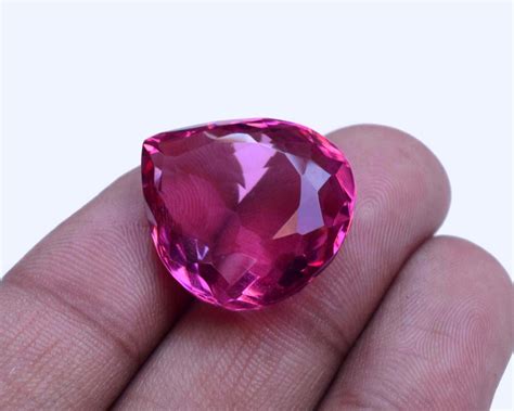 Certified Pink Tourmaline Healing Cut Gemstone Wholesale Pink Etsy