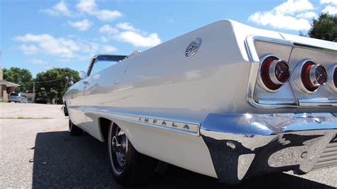 1963 Chevy Impala Ss White 409 For Sale At Coyoteclassics Com Youtube