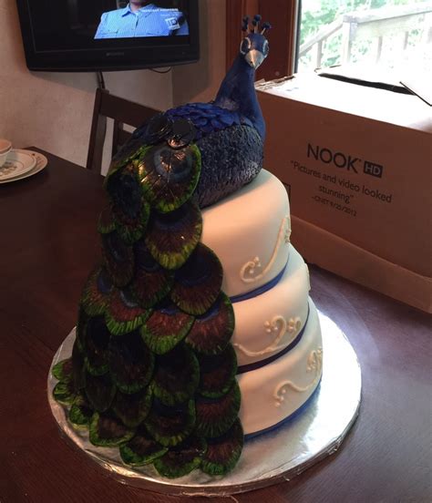 Peacock Wedding Cake CakeCentral