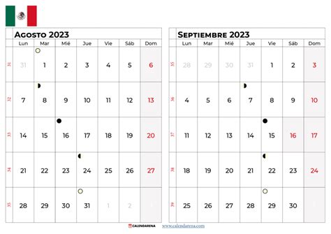 Calendario Septiembre M Xico