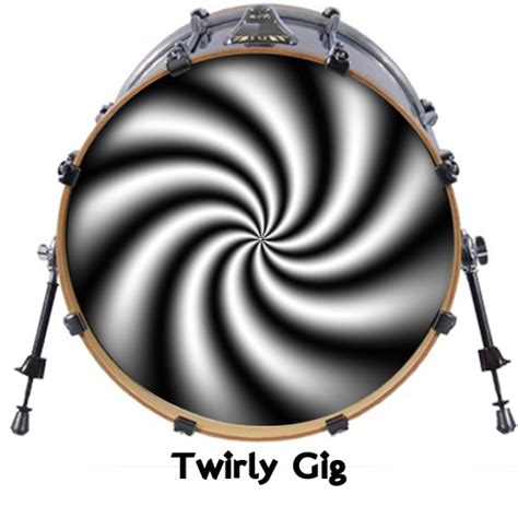 Custom 20 Bass Drum Head Decal Skin Wrap Kick Sticker Vinyl Free Design Ebay