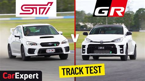 Toyota Gr Yaris V Subaru Impreza Wrx Sti Track Test And Performance