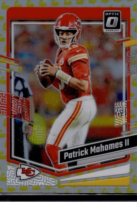 Panini Donruss Optic Football Patrick Mahomes Chiefs Flex