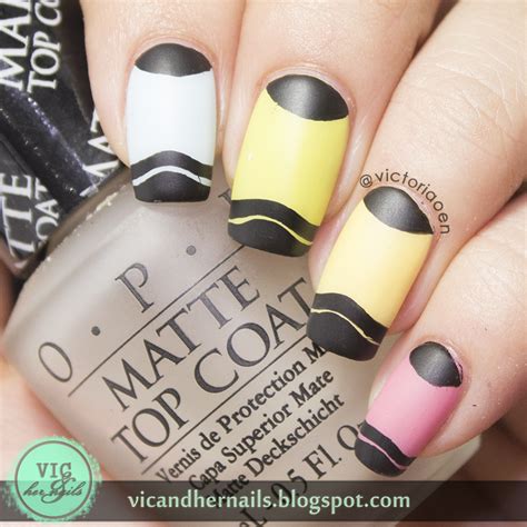 Vic And Her Nails Viccopycat Crayon Nails By Blog Nailed It