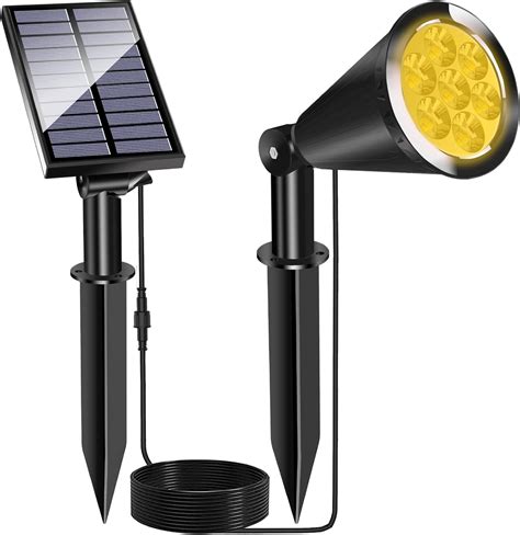 Meihong Solar Spot Light Outdoor With Separate Panel Solar Uplighting Tree Lights Outdoor Solar