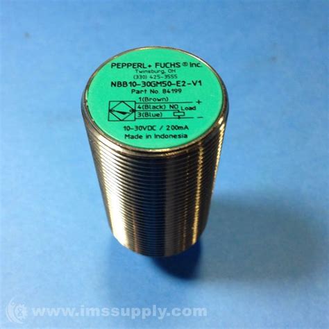 Pepperl And Fuchs Nbb10 30gm50 E2 V1 Inductive Sensor 10 30vdc Ims Supply