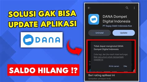 Beginilah Cara Mengatasi Aplikasi DANA Gagal Update Di Play Store