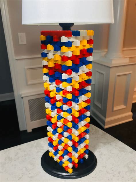 Xl Tower 2 0 Lamp Made Of Lego® Bricks Etsy