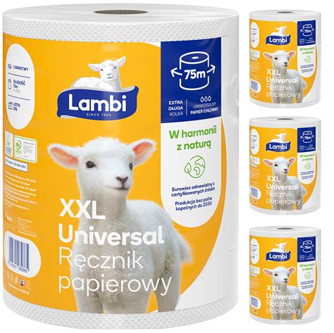 Ręcznik papierowy Lambi XXL Universal 4 szt CDD pl