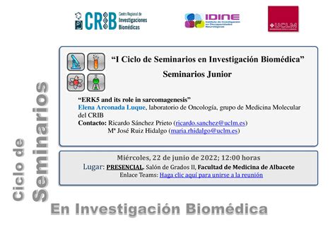 I ciclo de Seminarios en Investigación Biomédica organizados por el