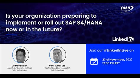 Sap S4hana Implementation And Rollout Youtube