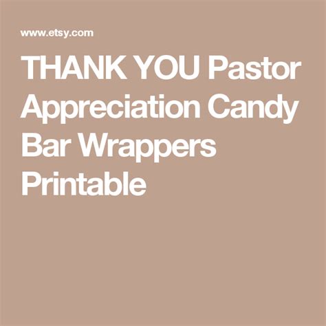 Candy Gram Ideas For Pastor Appreciation Doria Sperry