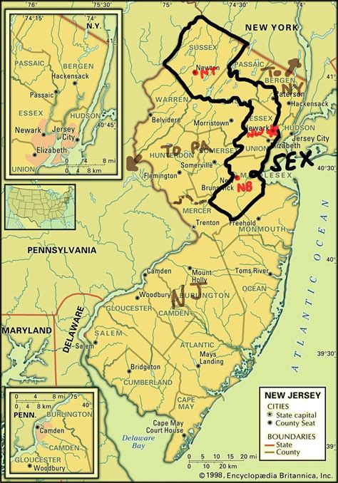 The State Of Sex New State Connecting The Counties Of Nj With Sex In Their Names R