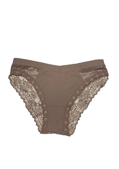 Calcinha C S Em Microfibra E Renda Michelle Lingerie