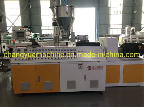 Ce Certificated Upvc Window Profile Wpc Plastic Door Extruding Machine