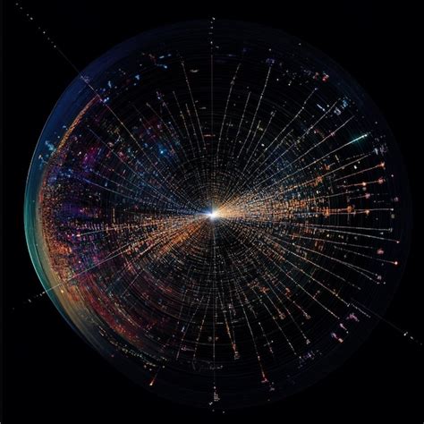 Un diagrama del fondo cósmico de microondas que muestra los restos del