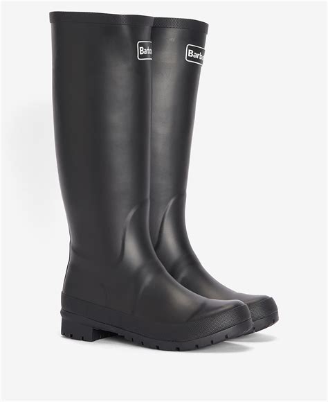 Barbour Abbey Wellingtons In Black Barbour