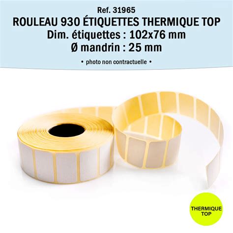 Bobines Tiquettes Thermiques Top X Mm Luquet Duranton