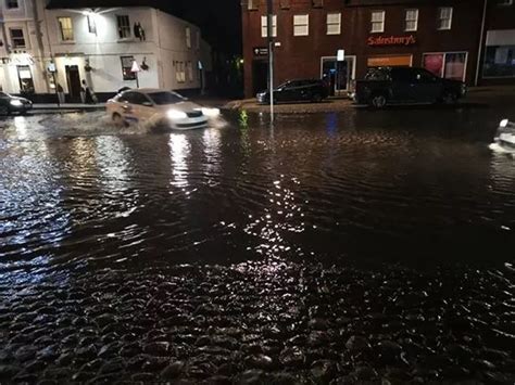 Flood Alert Issued For River Tees As Heavy Rains Continues To Batter