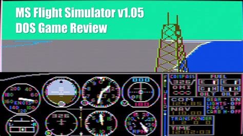 MS Flight Simulator V1 MS DOS Game Review YouTube