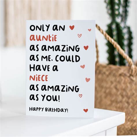 Amazing Niece Funny Birthday Card Joke Niece Birthday Card Etsy