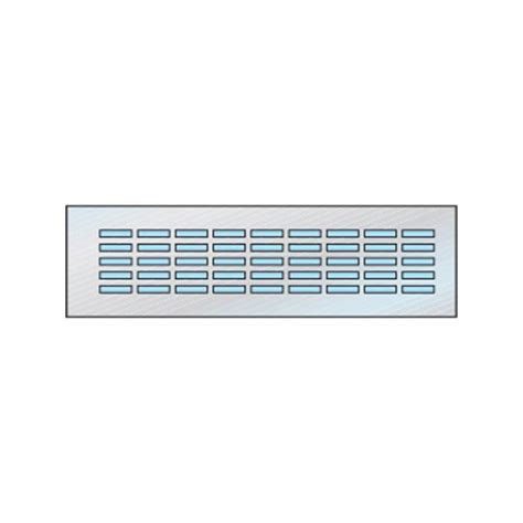 Rectangular Aluminum Ventilation Grille White Or Gold Aluminum Topeca