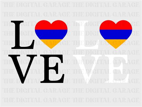 Armenia Flag SVG PNG, Love Armenia, Armenia Svg, Armenia Clipart ...