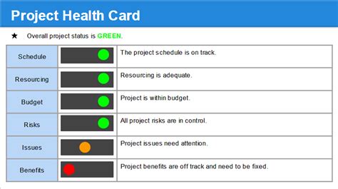 Monthly Status Update Template Project Status Report Project