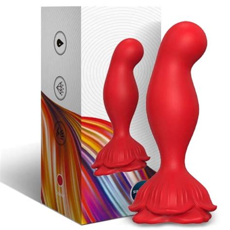 Armony Vibrador Rosa E Plug Anal Controle Remoto Vermelho Prazer