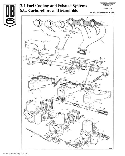 Db6 S U Carburettor Parts Aston Store