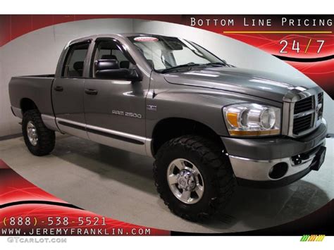 2006 Mineral Gray Metallic Dodge Ram 2500 Slt Quad Cab 4x4 42326763 Photo 7